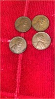 12 WHEAT PENNIES- 1940’S To 50’S