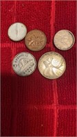 10 FOREIGN COINS