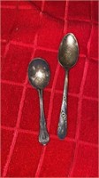 ANTIQUE FORK , KNIFE AND SPOONS