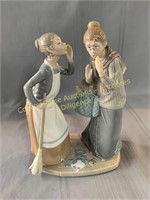 Lladro porcelain figurine en porcelaine, 12" x 8"
