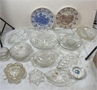 Calendar Plates,Glassware etc
