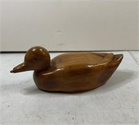 15" Old Wood Duck Decoy-Pin Eyes
