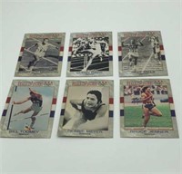 6 1988 US Olympic Cards-Bruce Jenner etc