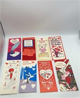 8 NOS Valentine Cards