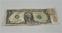 1986 Cheerios Giveaway Dollar Bill