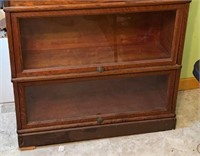 Antique 2 Stack Lawyers Bookcase