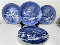 Currier & Ives Decorative Plates