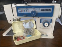 Nelco Sewing Machine with Bobbins etc Works