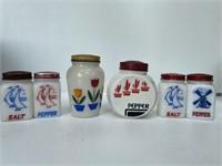 Vintage 1950’s Shakers Salt Pepper sets