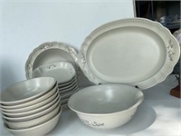 Pfaffsgraff  Serving Bowks Trays 
Large bowl has