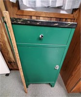 Green Metal Cabinet