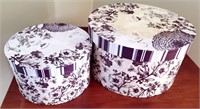 Floral Hat Boxes