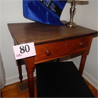 ANTIQUE 1 DRAWER TABLE 24 X 27 X 18