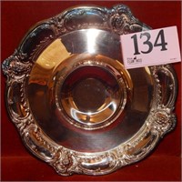 POOLE SILVER PLATED SERVING TRAY