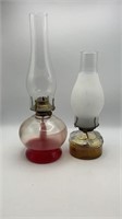 2 Oil Lamps-Eagle Burner