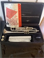 King Silver Flare Trumpet in Case