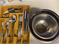 Flat ware & Stainless Bowls