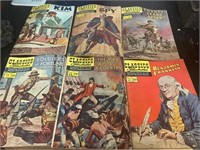 1950’s Classics Illustrated (6) Comics Benjamin