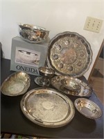 Silverplate Platters Bowls