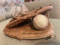 MacGregor Ball Glove and Baseball