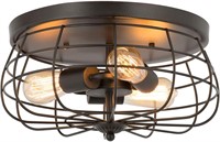 INDUSTRIAL CEILING CAGE LIGHT