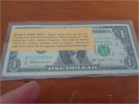 1963 BARR $1 NOTE