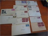 13 1ST DAY COVERS ASSORTED