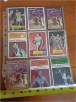 9 ASSORTED BASKETBALL CARDS / SEE DESCR