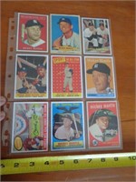 9 - MICKEY MANTLE BASEBALL CARDS / SEE DESCR