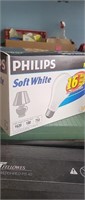 Phillips 16 Pack 100 Watt Light Bulbs NEW