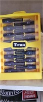 Five Titan 15 Piece  Precision Screwdriver Sets