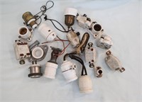 Vntg Light Sockets & Electrical Supplies