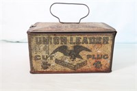 Antique Union Leader Tobacco Tin
