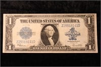 1923 US Large Size $1 Blue Seal Silver Cert