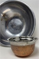 Il Mulino Hammered Copper Bowl & Popcorn Mixing
