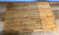 Crofton Bamboo Cutting Board & Glass Cutting