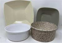 Ceramic Serving Bowls Soufflés Ramekins