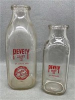 Pevely Dairy Company Milk Bottles