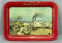 Budweiser Tin Tray, St.Louis Levee