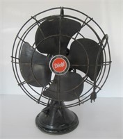 Diehl Antique Fan. Measures 18.5" Tall.