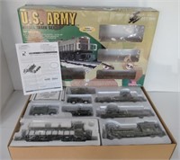 U.S. Army Diesel Train Set O27 Gauge in Box.