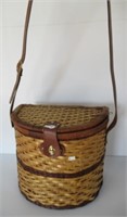 Woven Wicker Picnic Basket.