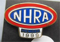 NRHA 1999 Championship Drag Racing Member Pin.