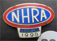NHRA 1998 Championship Drag Racing Member Pin.