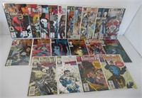 Collection Marvel The Punisher Comic Books.