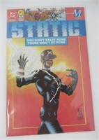 1993 Static Comic Book with Posters & Card.