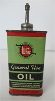 Whiz Oil Can. Measures 5.5" T.