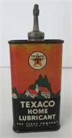 Texaco Lubricant Tin Can. Measures 5..25" Tall