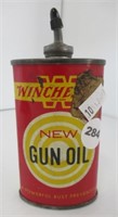 Tin Winchester Oil Can. Measures 4.75" T.