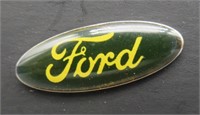 Ford Green and Gold Pin.